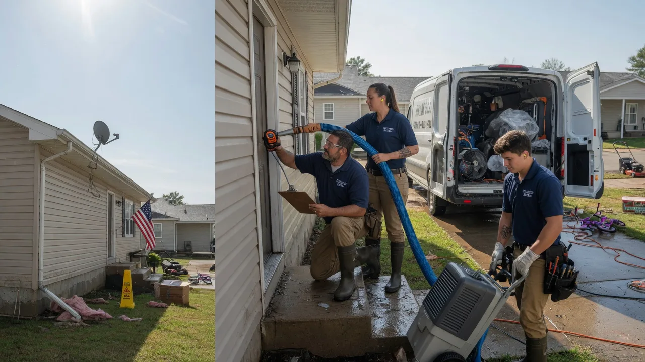 Ceiling Water Damage Restoration in Pierron, IL near me